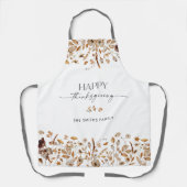 Fall Leaves Thanksgiving All-Over Print Apron エプロン (正面)