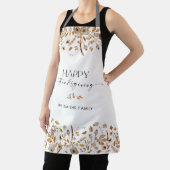Fall Leaves Thanksgiving All-Over Print Apron エプロン (インサイチュ)