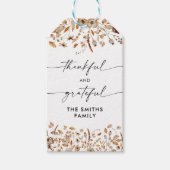 Fall Leaves Thanksgiving Dinner Gift Tag ギフトタグ (正面)