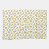 Fall Leaves Thanksgiving Kitchen Towel Decor キッチンタオル (横)