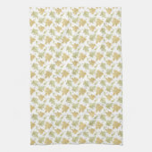 Fall Leaves Thanksgiving Kitchen Towel Decor キッチンタオル (縦)
