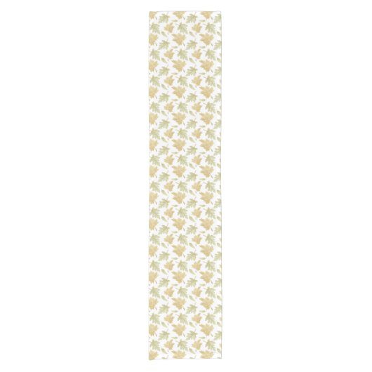 Fall Leaves Thanksgiving Table Runner ショートテーブルランナー (正面)