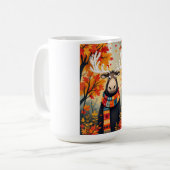 Fall Moose Mug コーヒーマグカップ (正面左)