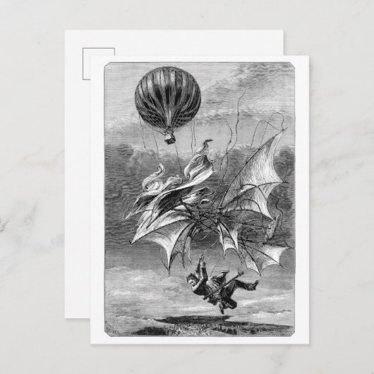 Fall of the Flying Man ポストカード (正面/裏面)