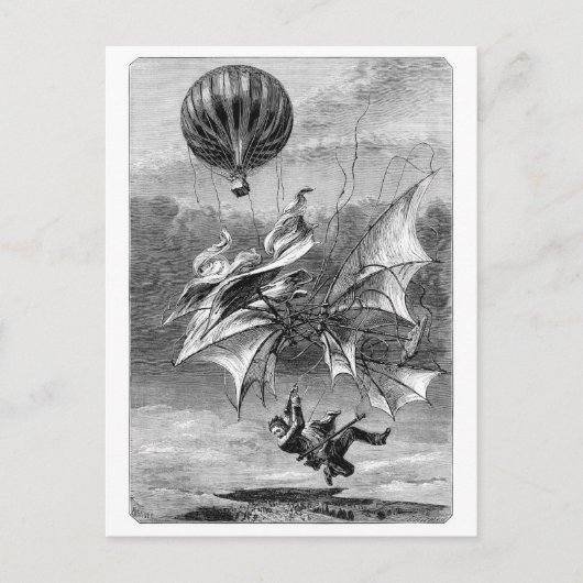 Fall of the Flying Man ポストカード (正面)