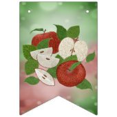 Fall Orchard Apple Harvest Birthday Bunting Banner バンティングフラッグ (第1の旗)