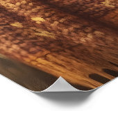 Fall Owl Art Print, Autumn Clothes, Rustic Home ポスター (角)