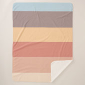 Fall pastel color scheme  シェルパブランケット (正面)