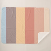 Fall pastel color scheme  シェルパブランケット (正面(横))