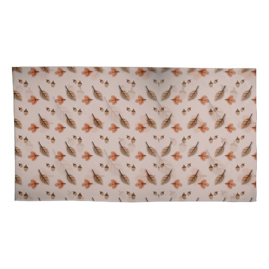 Fall Pattern Pillowcases – Matching Bedroom Beddin 枕カバー (裏面-右)