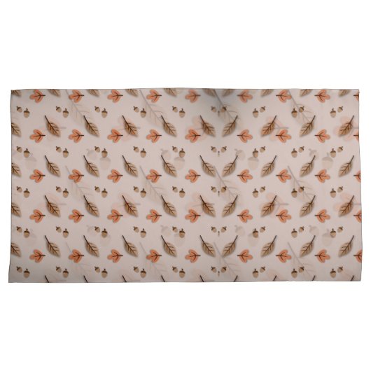 Fall Pattern Pillowcases – Matching Bedroom Beddin 枕カバー (正面右)