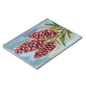 Fall Pinecones | Watercolor Autumn Painting ノートブック (左側)