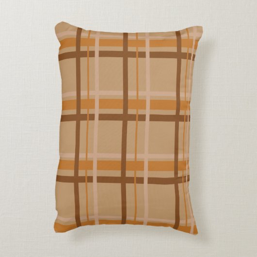 Fall Plaid アクセントクッション (裏面(縦))
