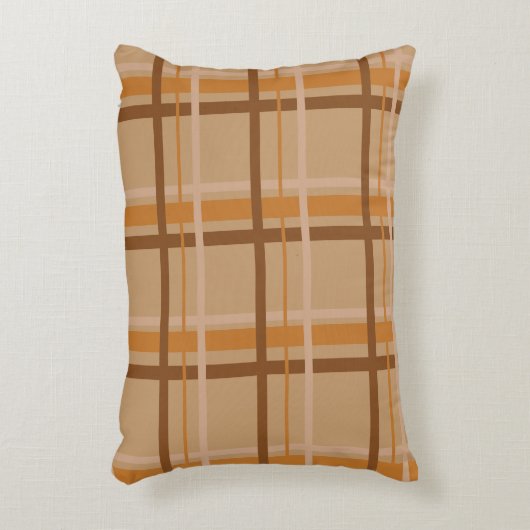Fall Plaid アクセントクッション (正面(垂直))