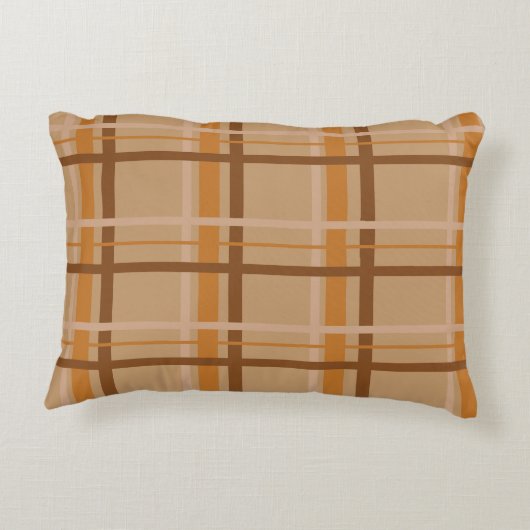 Fall Plaid アクセントクッション (裏面)