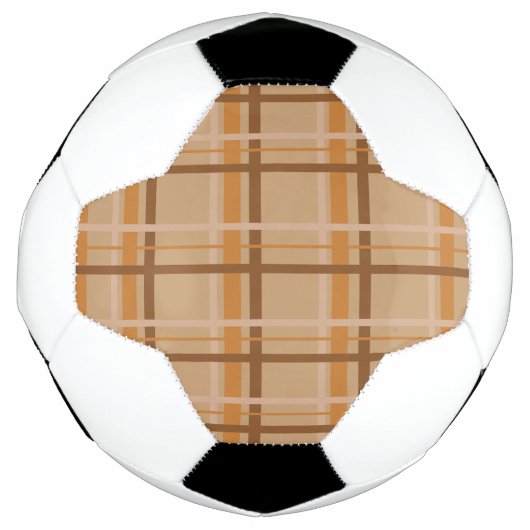 Fall Plaid サッカーボール (正面)