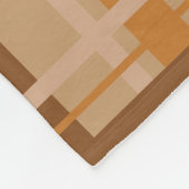 Fall Plaid フリースブランケット (角)