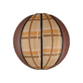 Fall Plaid ミニバスケットボール (縦)