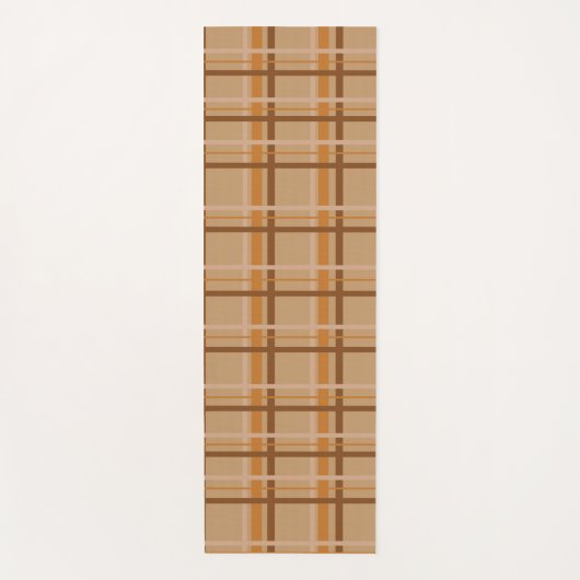Fall Plaid ヨガマット (正面)