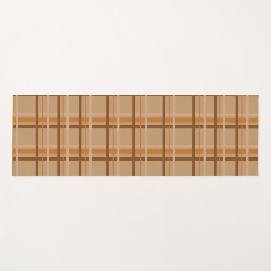 Fall Plaid ヨガマット (正面(横))