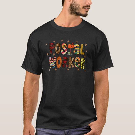 Fall Postal Worker Mail Worker Fall Postal Worker Tシャツ (正面)