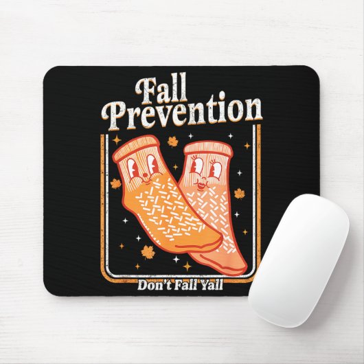 Fall Prevention Don't Fall Y'all Physical Therapy マウスパッド (マウス)