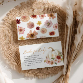 Fall Pumpkin Book Request Enclosure Card エンクロージャーカード