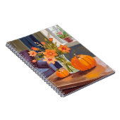 Fall Pumpkin Bouquet | Orange Flowers Autumn ノートブック (右側)