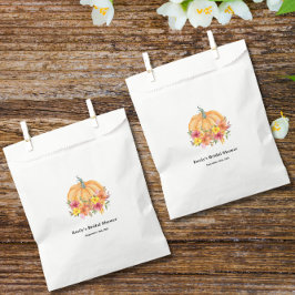 Fall Pumpkin Bridal Shower フェイバーバッグ