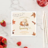 Fall Pumpkin is Brewing Coffee お茶会 ペーパーナプキン スタンダードカクテルナプキン (インサイチュ)