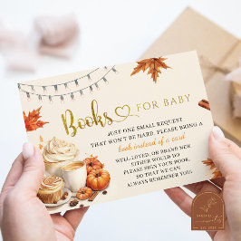 Fall Pumpkin is Brewing Coffee 赤ちゃんのための本 エンクロージャーカード
