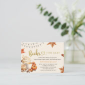 Fall Pumpkin is Brewing Coffee 赤ちゃんのための本 エンクロージャーカード (スタンド正面)