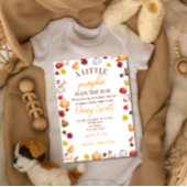 Fall Pumpkin Is on the way invitation 招待状