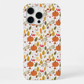 Fall Pumpkin Pattern iPhoneケース (裏面)
