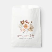 Fall Pumpkin Spice Baby Shower フェイバーバッグ (正面)