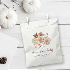 Fall Pumpkin Spice Baby Shower フェイバーバッグ