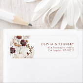 Fall Pumpkin Wildflower ラベル (インサイチュ)