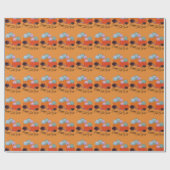 Fall pumpkin Wrapping Paper ラッピングペーパー (フラット)