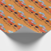 Fall pumpkin Wrapping Paper ラッピングペーパー (角)