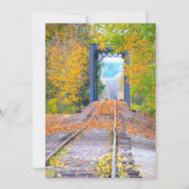 fall rail vision 招待状 (正面)