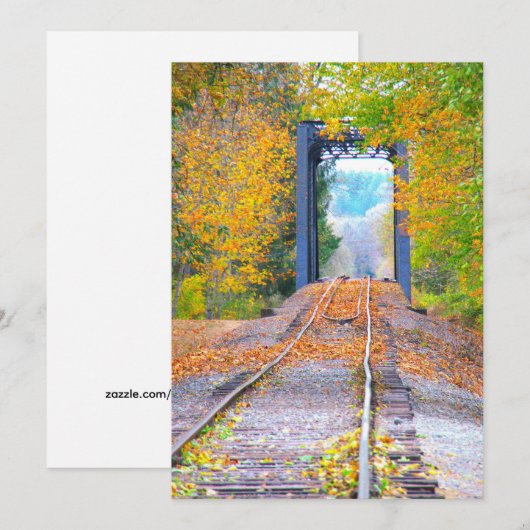 fall rail vision 招待状 (正面/裏面)