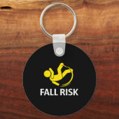 Fall Risk Balance Issues Funny Fall Risk キーホルダー (正面)