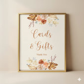Fall Rustic Terracotta Cards and Gifts ポスター