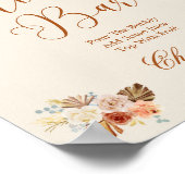 Fall Rustic Terracotta Mimosa Bar ポスター (角)