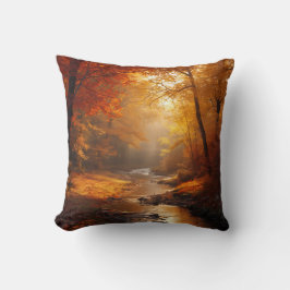 Fall Scene Pillow クッション