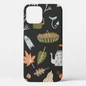 Fall seamless pattern with cozy nature elements. C Case-Mate iPhoneケース (裏面)