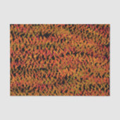 Fall Season Changing Colors Foliage Leaves Art 薄葉紙 (正面)