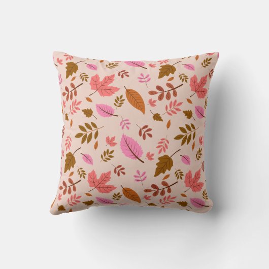 Fall Season Seamless Pattern クッション (裏面)