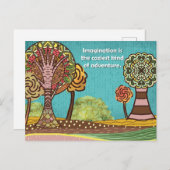 Fall Snail Mail Postcard Set | Hand-Drawn Autumn D ポストカード (正面/裏面)
