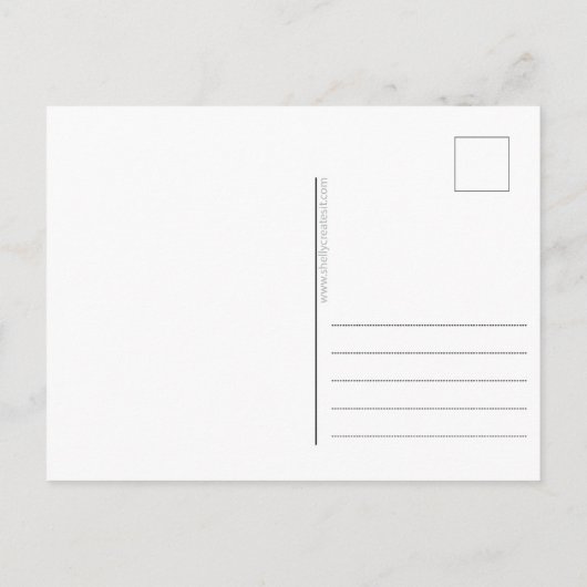 Fall Snail Mail Postcard Set | Hand-Drawn Autumn D ポストカード (裏面)